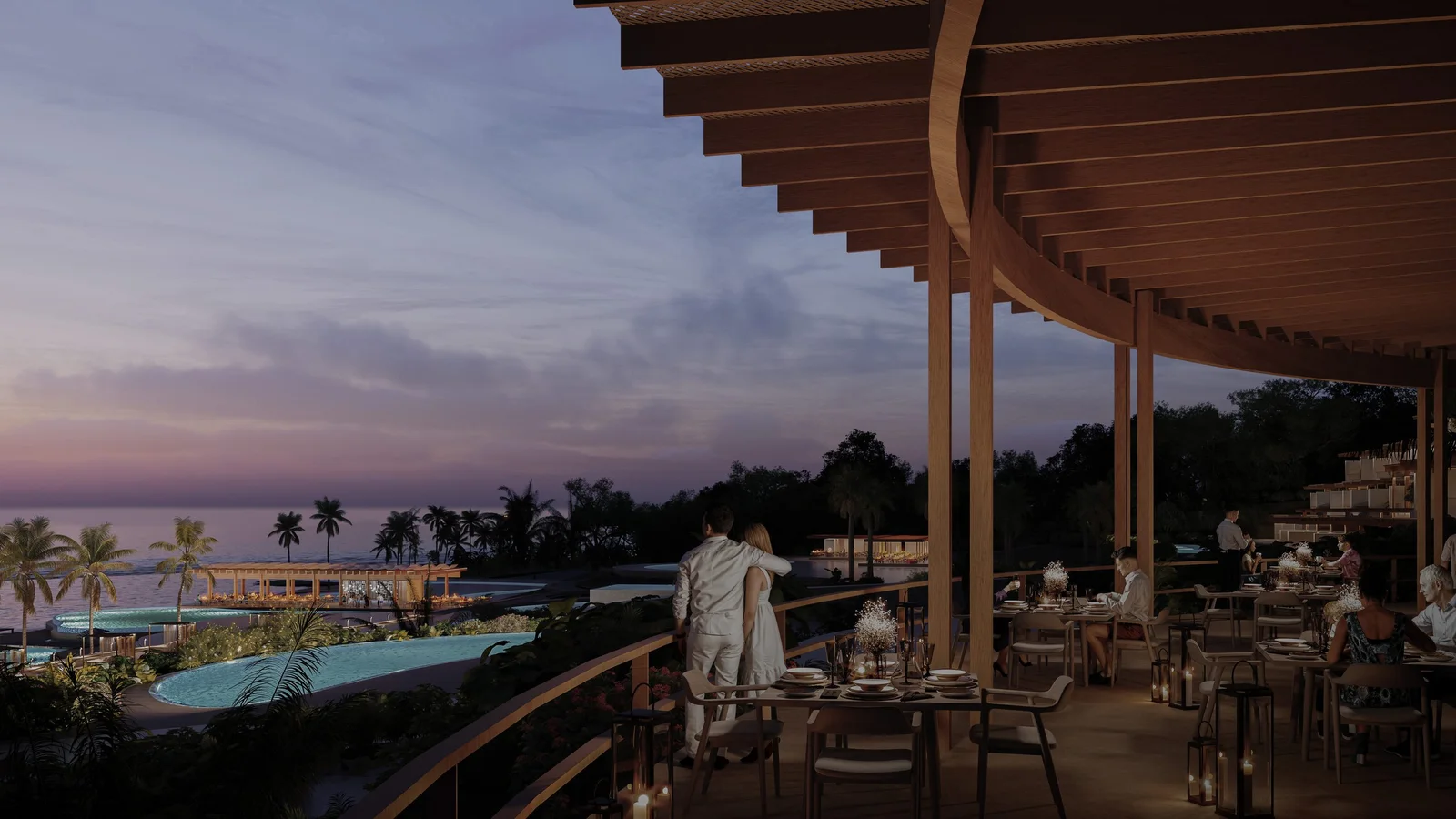 Render Exterior — The Reef at Roatán, Bay Islands, Honduras